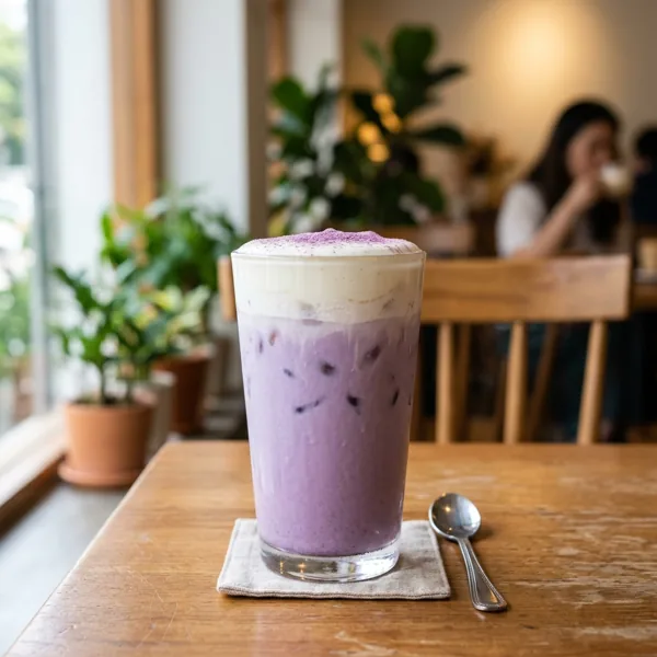 Taro Milk Cheese Foam