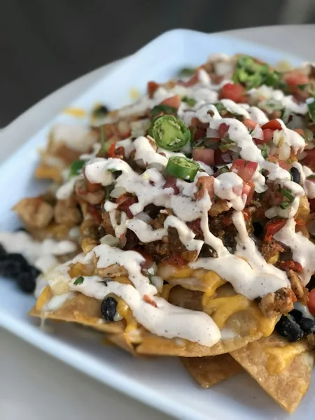 Nachos with Cheese &amp; Salsa Dip